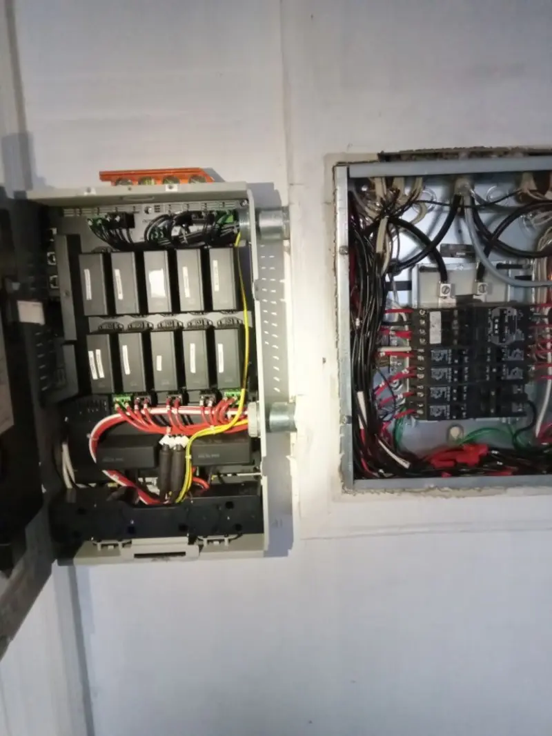 Electrical panel upgrade completed for Commercial Electrician Services in Orange